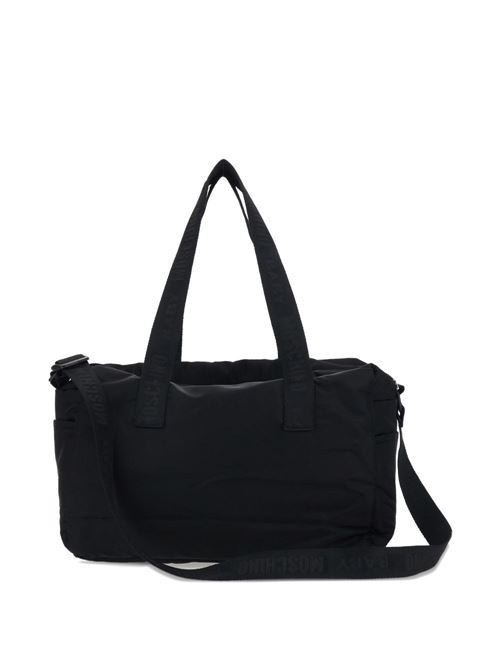 Borsa unisex Moschino Baby nera con stampa Teddy Bear MOSCHINO BABY | MUX05WL3A8960100